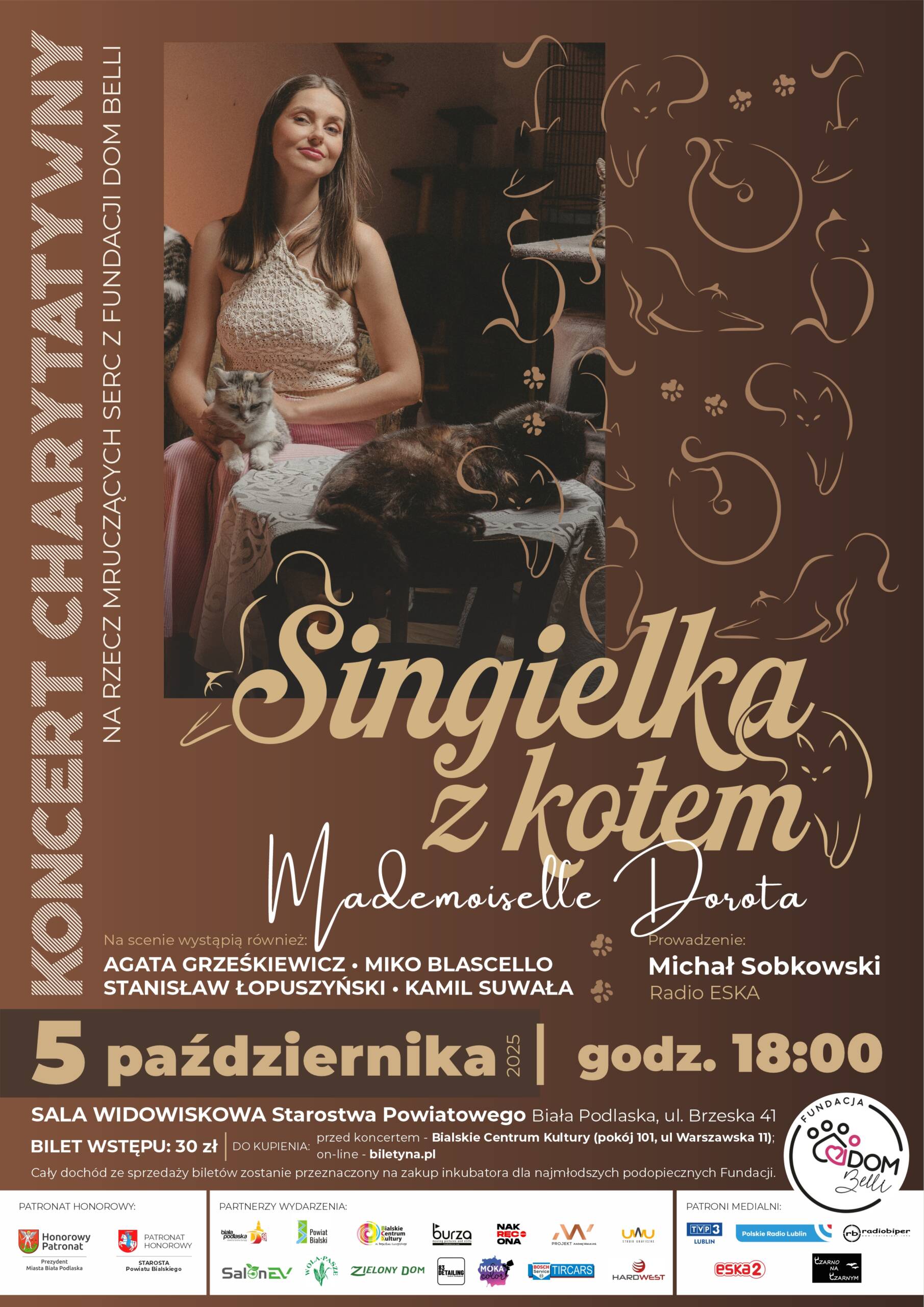 Singielka z Kotem plakat scaled