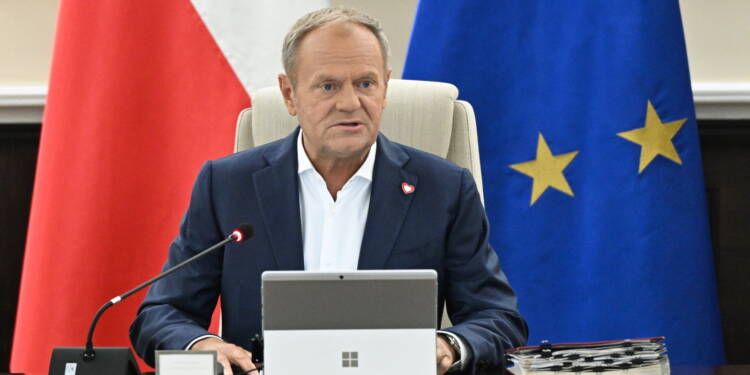 Warszawa, 09.09.2025. Premier Donald Tusk na posiedzeniu rz¹du w KPRM w Warszawie, 9 bm. (aldg) PAP/Radek Pietruszka