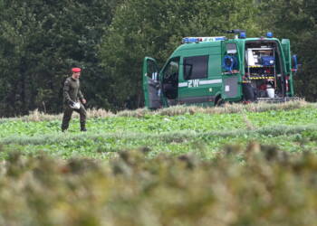 Lubelskie: grzybiarz znalazł obiekt przypominający drona 3 mid 25919048