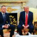 Prezydent Karol Nawrocki: Polska i USA mają bardzo silne relacje, oparte na wartościach 10 epa12349252 United States President Donald J. Trump (R) and President Karol Nawrocki (L) of the Republic of Poland participate in a bilateral meeting in the Oval Office of the White House in Washington, DC, USA, 03 September 2025. EPA/AARON SCHWARTZ / POOL
Dostawca: PAP/EPA.