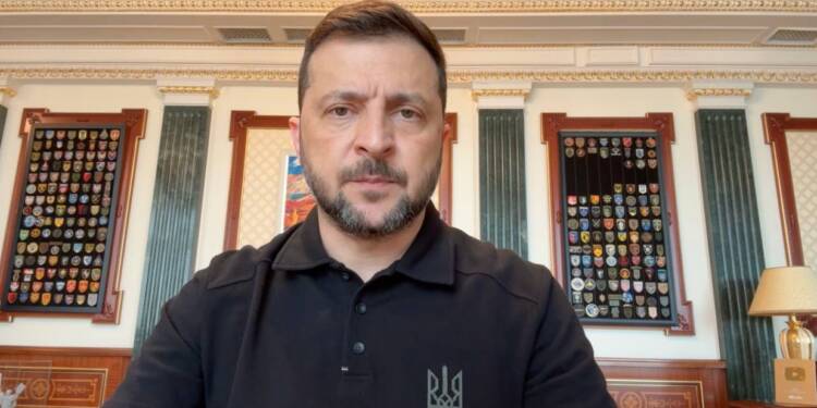 Prezydent Ukrainy: Co najmniej 8 rosyjskich dronów zostało wymierzonych w Polskę 1 zelensky