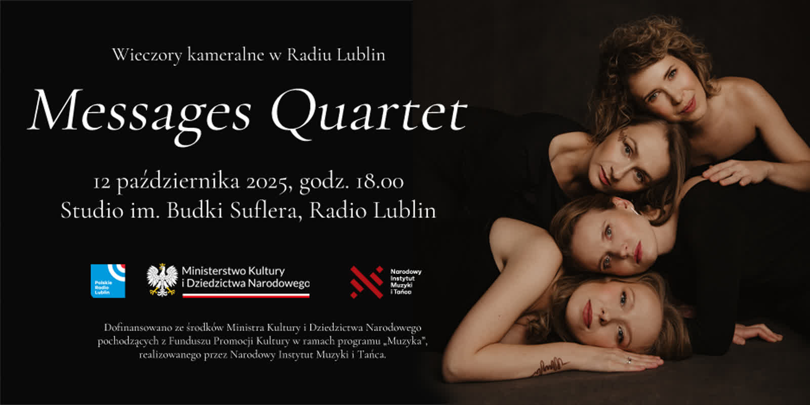 Wieczory kameralne w Radiu Lublin – koncert Messages Quartet