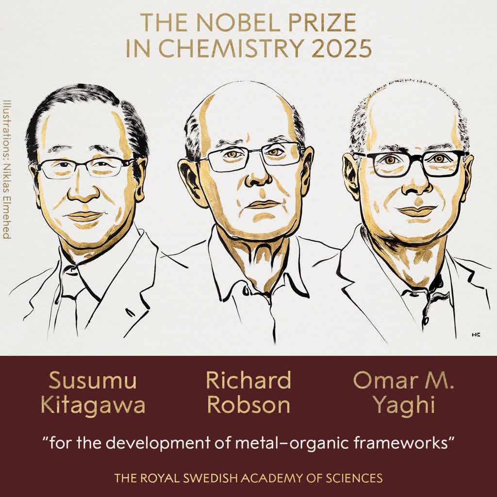Nobel z chemii za szkielety metaloorganiczne
