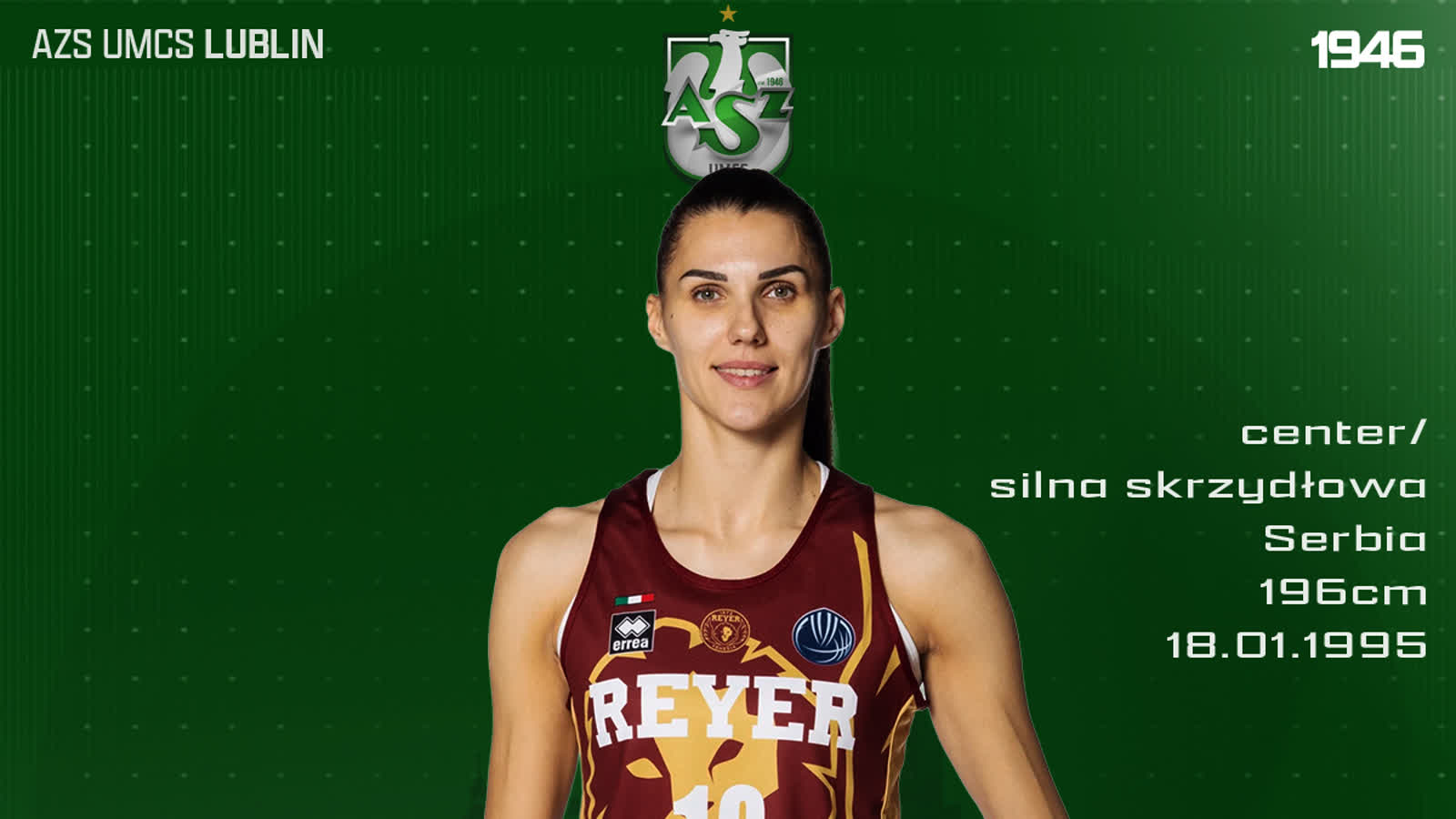 Dragana Stanković w AZS UMCS Lublin