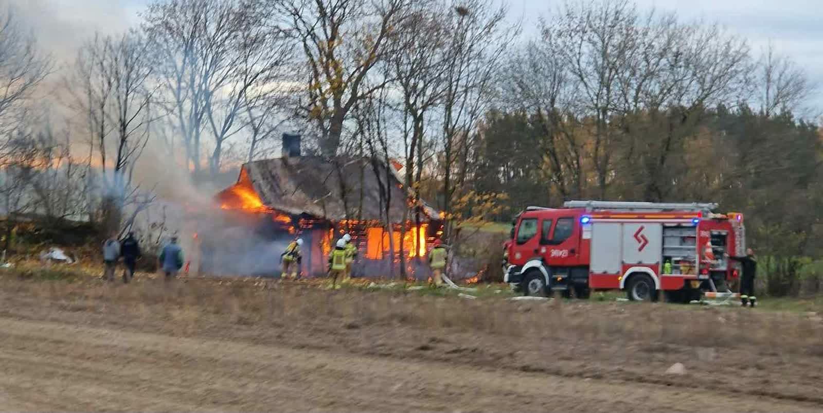 Tragiczny pożar. Nie żyje 69-latek [ZDJĘCIA]