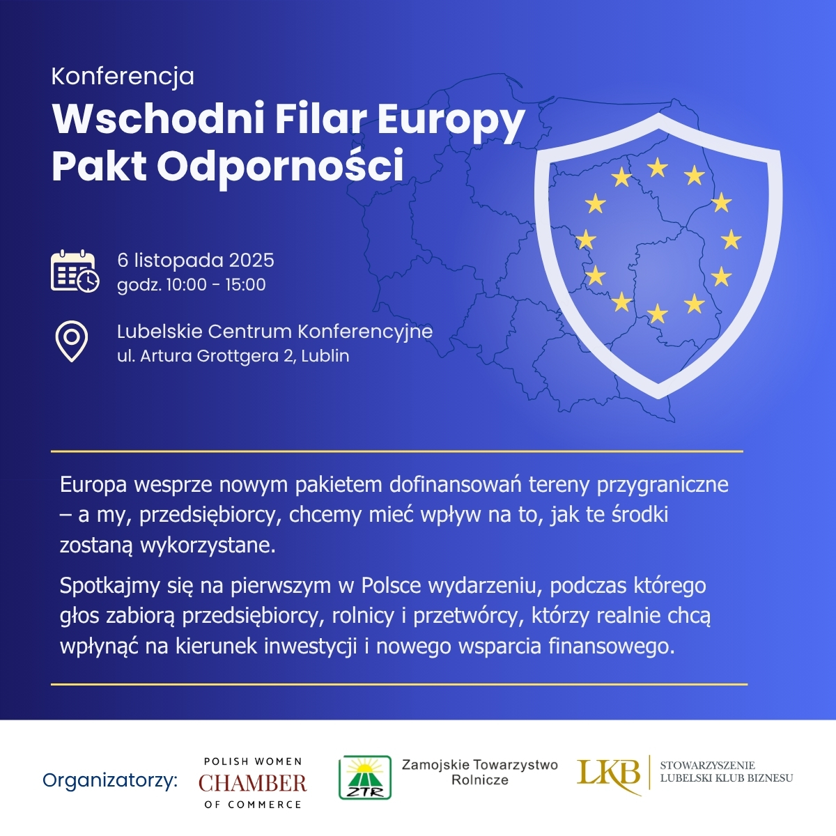 Konferencja "Wschodni Filar Europy Pakt Odporności" 7 Zdjecie WhatsApp 2025 10 24 o 14.21.28 fb8aa8b5