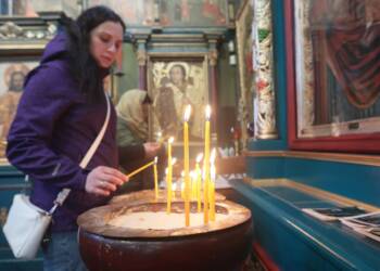 2023-04-16T07:33:22:21 ,  Fot. Piotr Michalski 
2023.04.16. LUBLIN . WIELKA NIEDZIELA W CERKIEW GREKOKATOLICKA . ZMARTWYCHWSTANIE PANSKIE .
FOT. PIOTR MICHALSKI