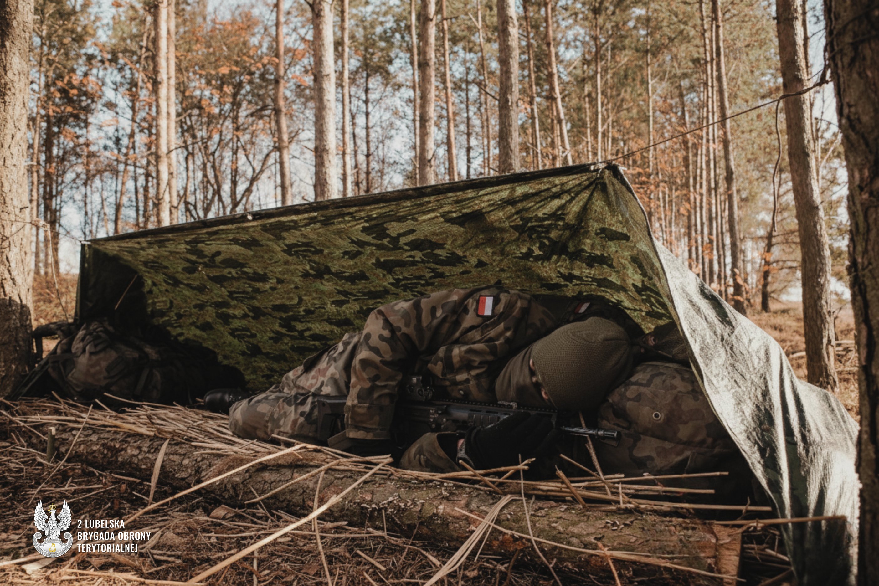 Sztuka przetrwania w warunkach polowych. Ćwiczenia lubelskich terytorialsów [ZDJĘCIA]