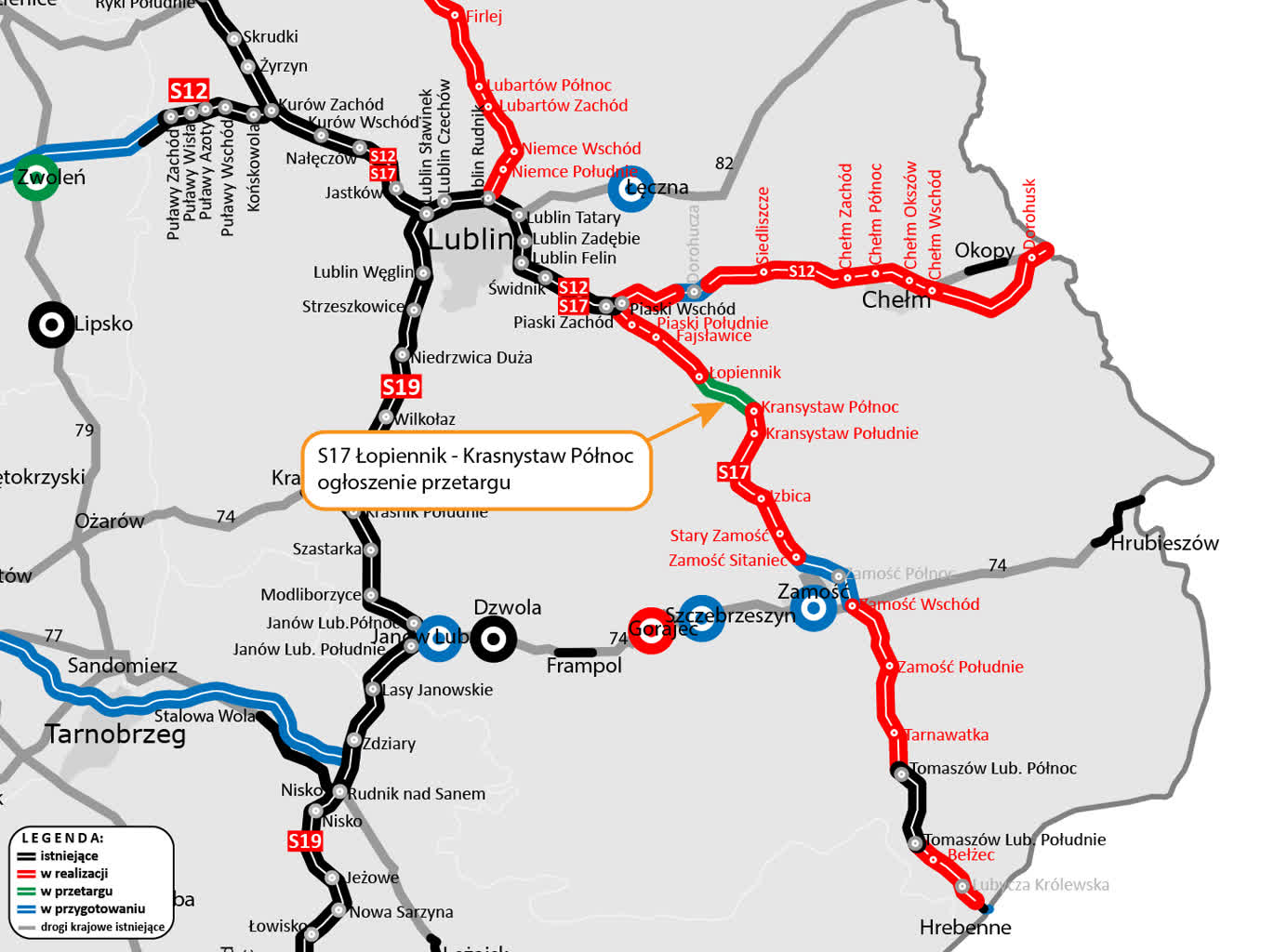 Kolejny odcinek ekspresówki. Jak przebiega budowa drogi S17?