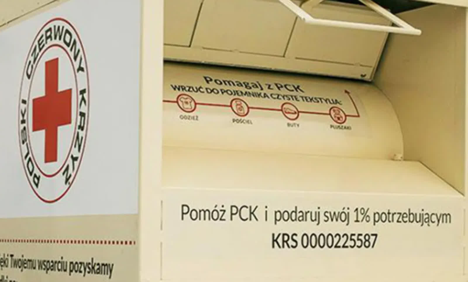 Ulice regionu bez kontenerów PCK