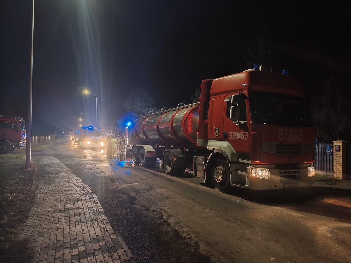 Duże straty po pożarze stolarni