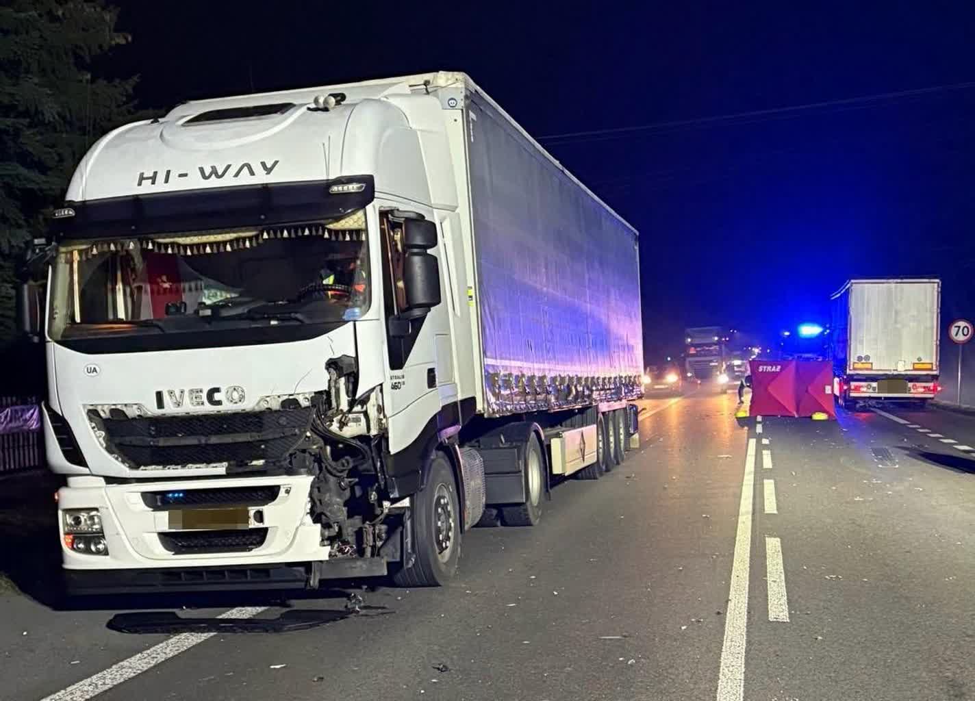 Tragiczny wypadek w powiecie świdnickim. Nie żyje pieszy