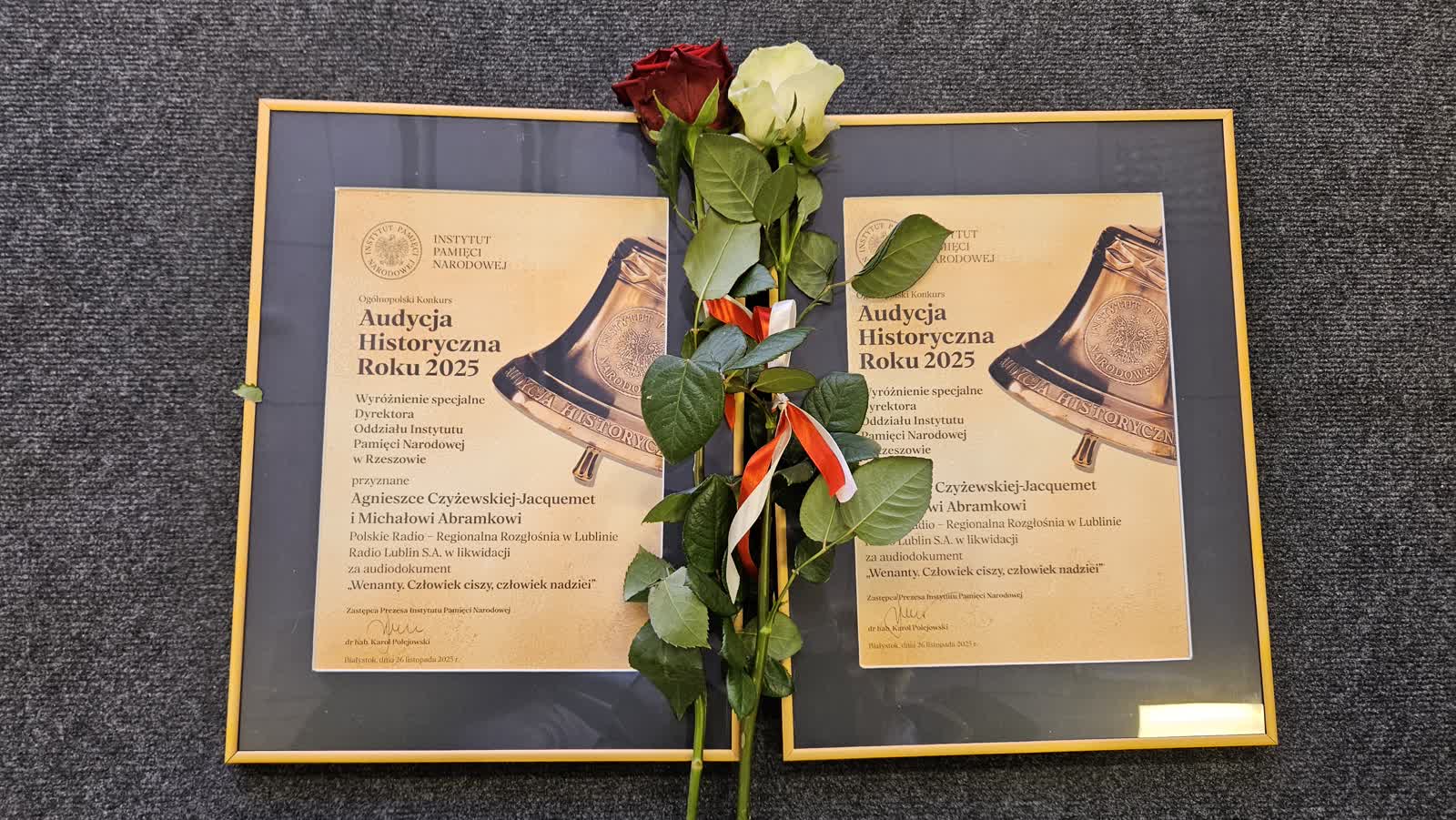 Audiodokument dziennikarzy Radia Lublin wyróżniony w prestiżowym konkursie