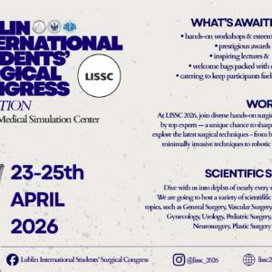 Lublin International Students Surgical Congress 2026 284 plakat lissc poziomy 1