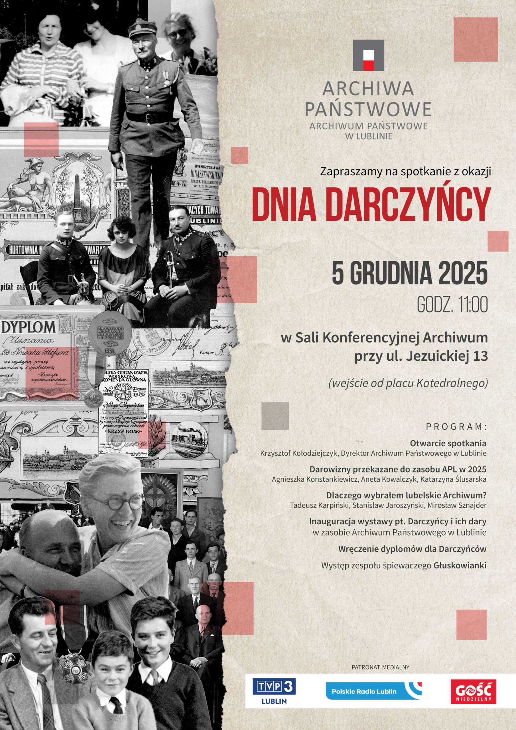 Dzień Darczyńcy Archiwów Państwowych 7 DDar2025 poster scaled