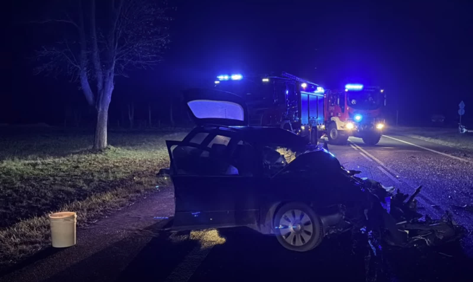 Tragiczny wypadek w powiecie świdnickim. Nie żyje 27-letni kierowca