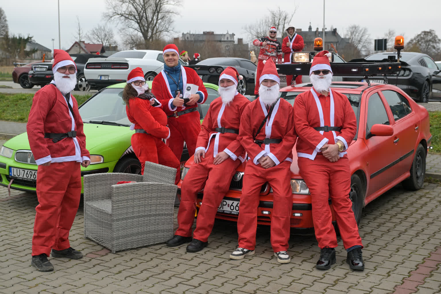 Akcja „Mikołaje za kierownicą” w Lublinie