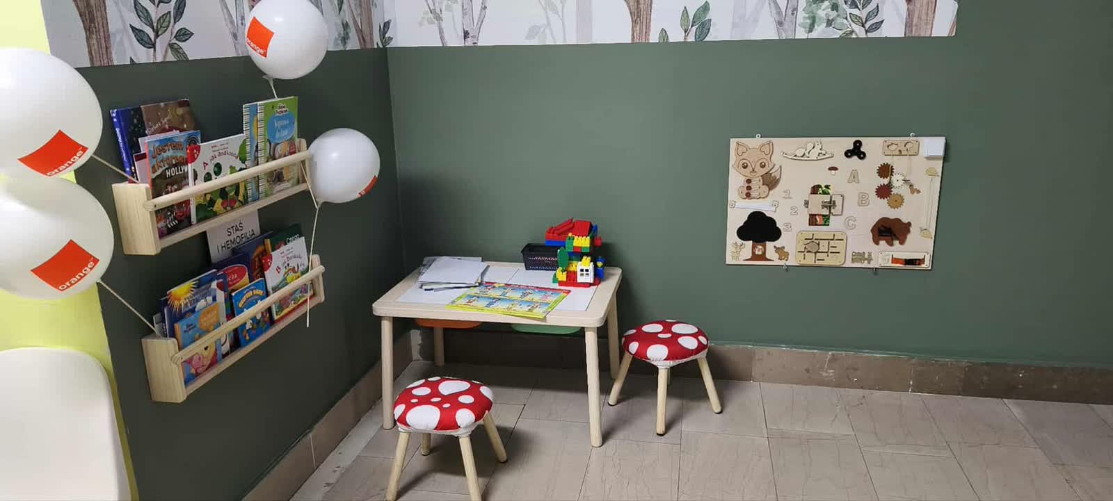 „Leśny kącik” dla małych pacjentów w Uniwersyteckim Szpitalu Dziecięcym