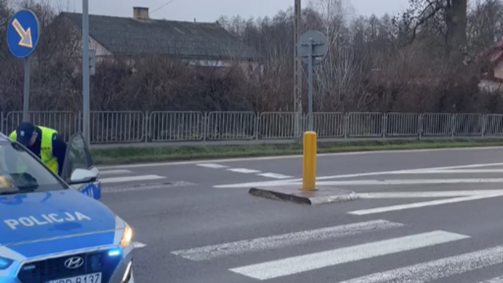 84-latka potrącona w rejonie przejścia dla pieszych