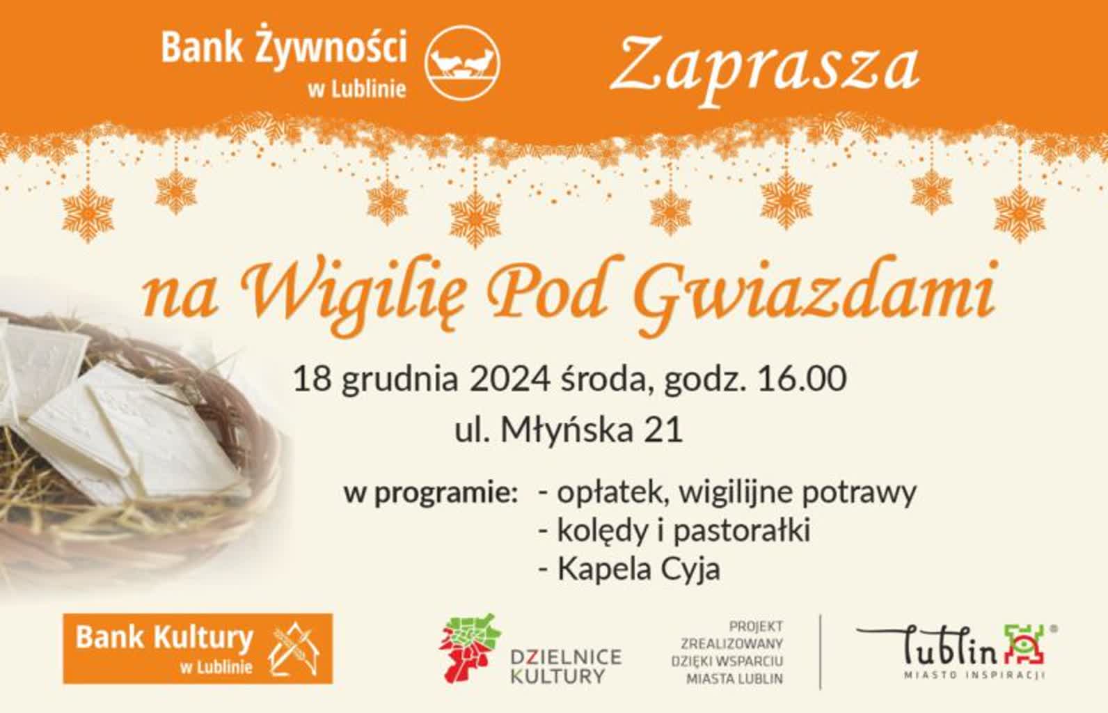 Wigilia pod Gwiazdami. Wspólne świętowanie z Bankiem Żywności 2 wigilia.jpg