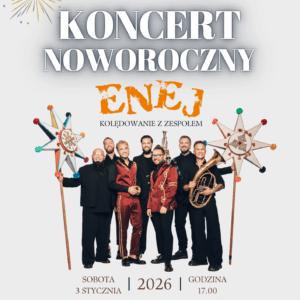 XXIV Koncert Noworoczny 2026 w Siennicy Różanej 259 Plakat Enej A3 prawidlowy