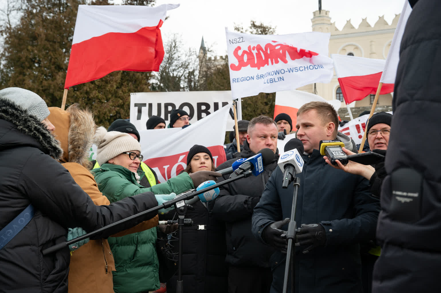 „To nie tylko sprawa rolników”. Protest przeciw umowie z Mercosur w Lublinie [ZDJĘCIA]