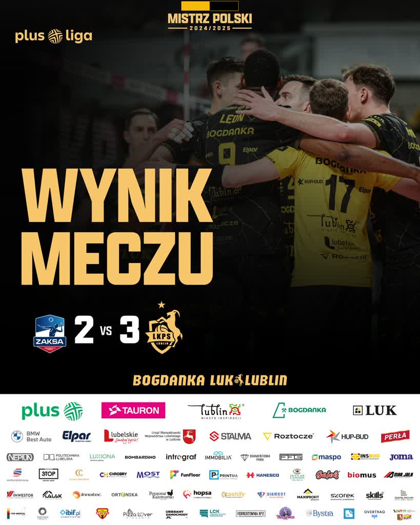 Tie-break dla mistrzów Polski. Bogdanka LUK wygrywa z ZAKSĄ 2 611128479_1450629693740283_4763511520854000419_n.jpg