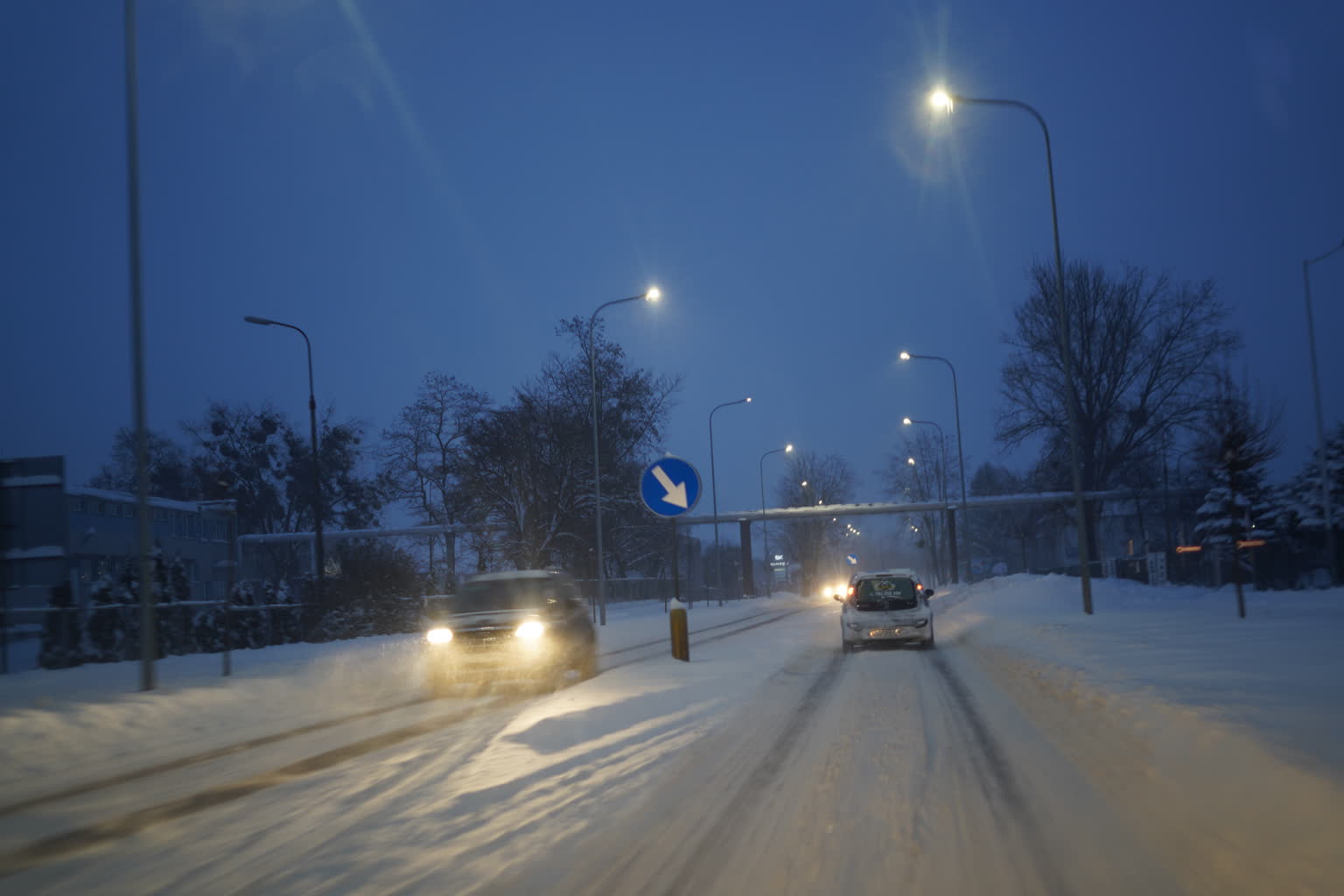 Zimowe warunki na drogach w Lubelskiem