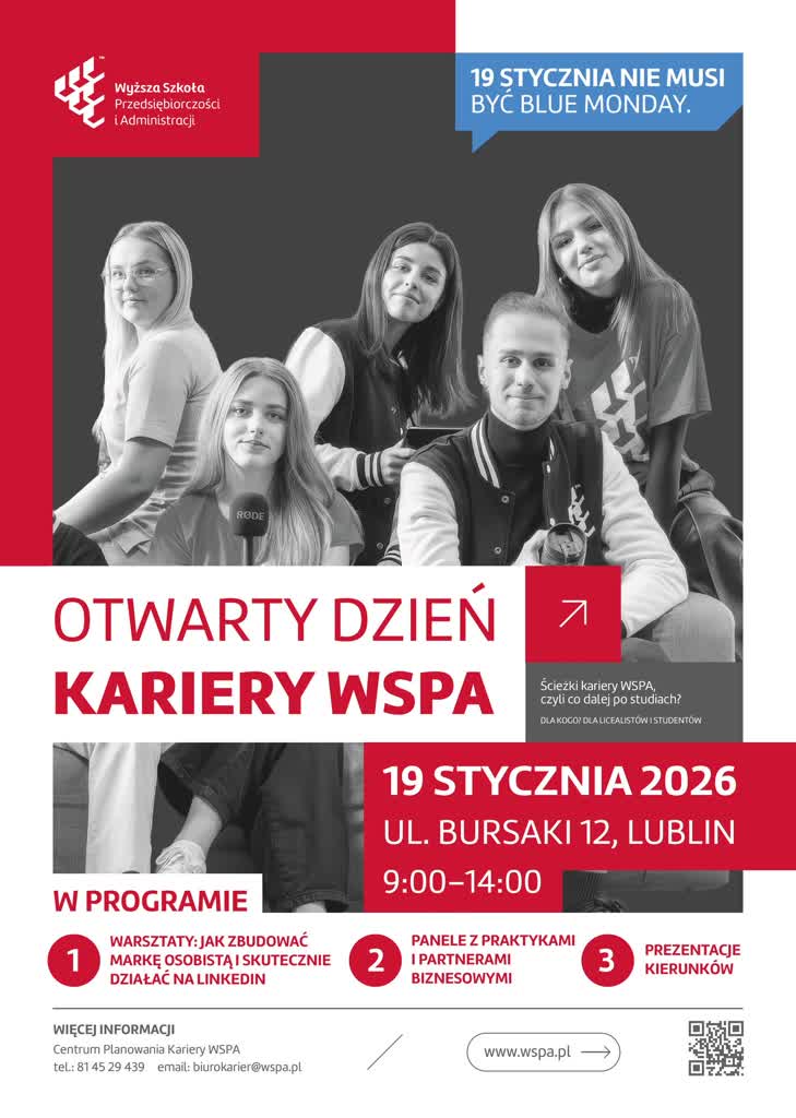 Jak wejść na rynek pracy? WSPA zaprasza na Dni Kariery 2 610980570_1475324417936386_8690114815629925793_n.jpg