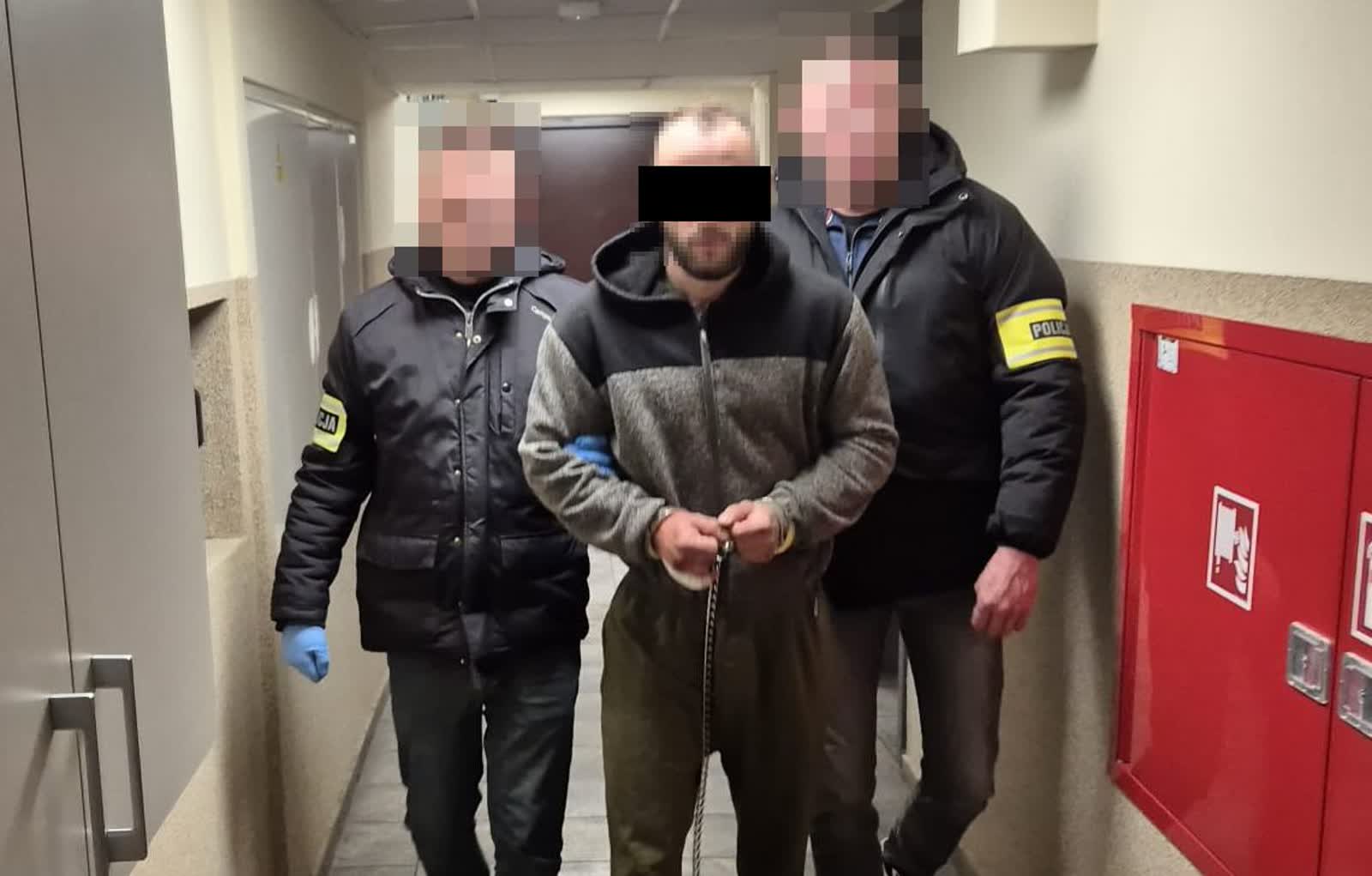 28-latek z Łukowa aresztowany po brutalnym ataku nożem [FILM]