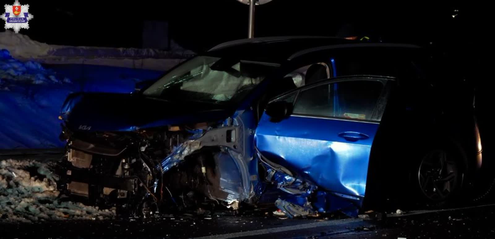 Zderzenie czterech aut. Wśród rannych noworodek 3 348-284106.jpg