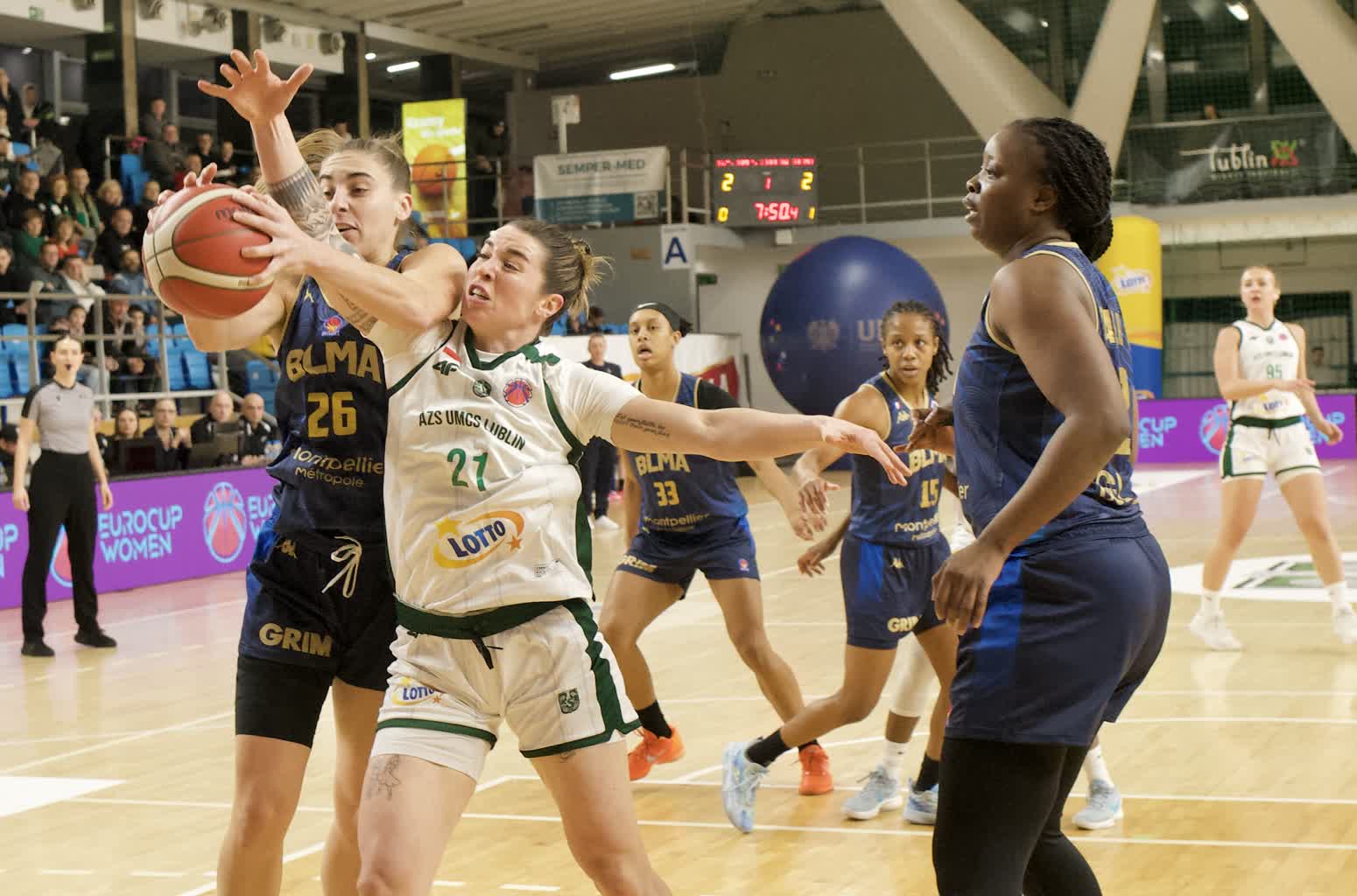 Lubelskie koszykarki nie sprostały rywalkom z Montpellier 2 6K3D8816.jpeg