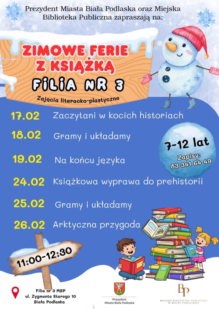 Ferie z książką w głównej roli. Bialska biblioteka z ofertą dla całej rodziny 3 biblioferie.jpg