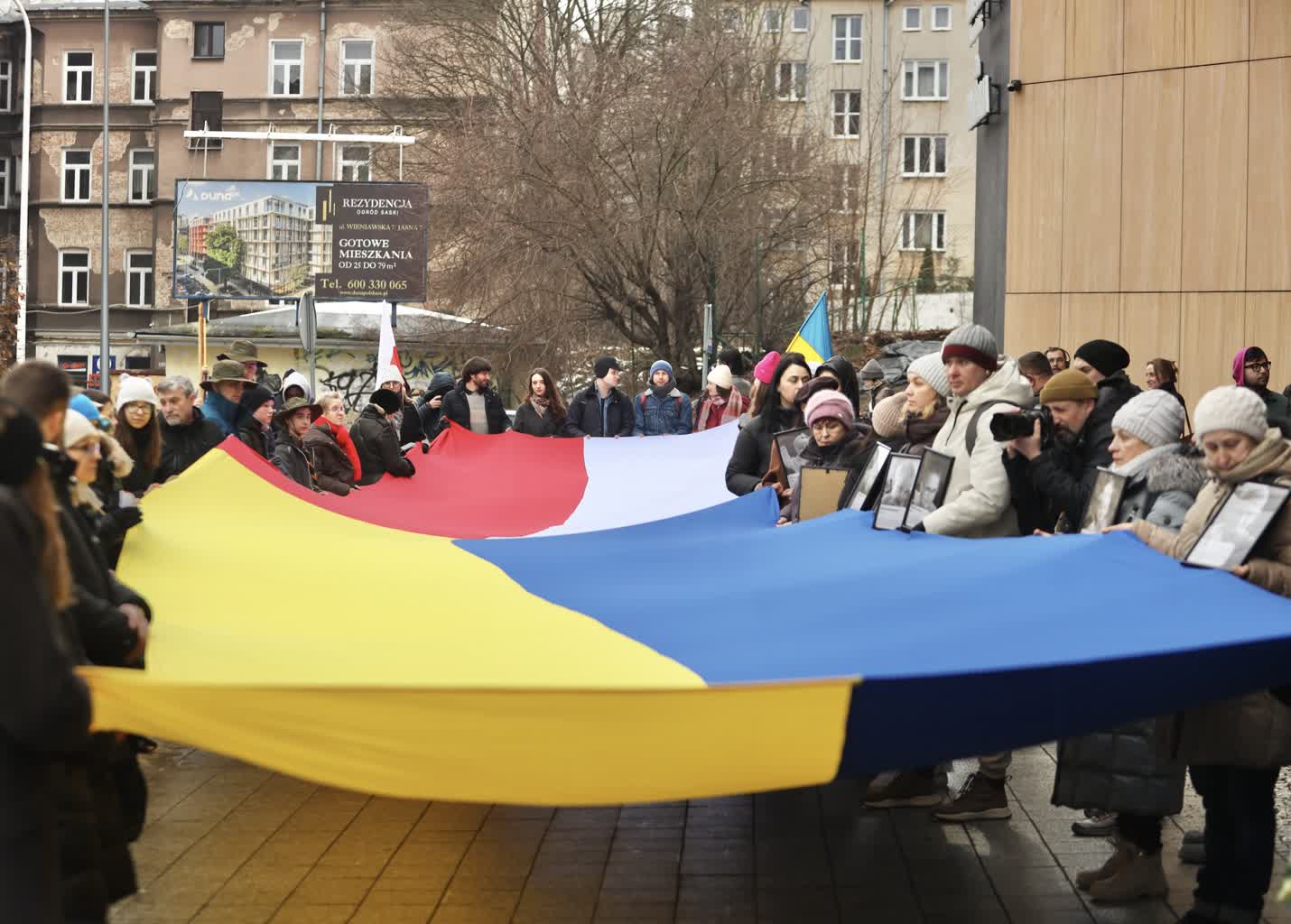 Obchody 4. rocznicy ataku Rosji na Ukrainę