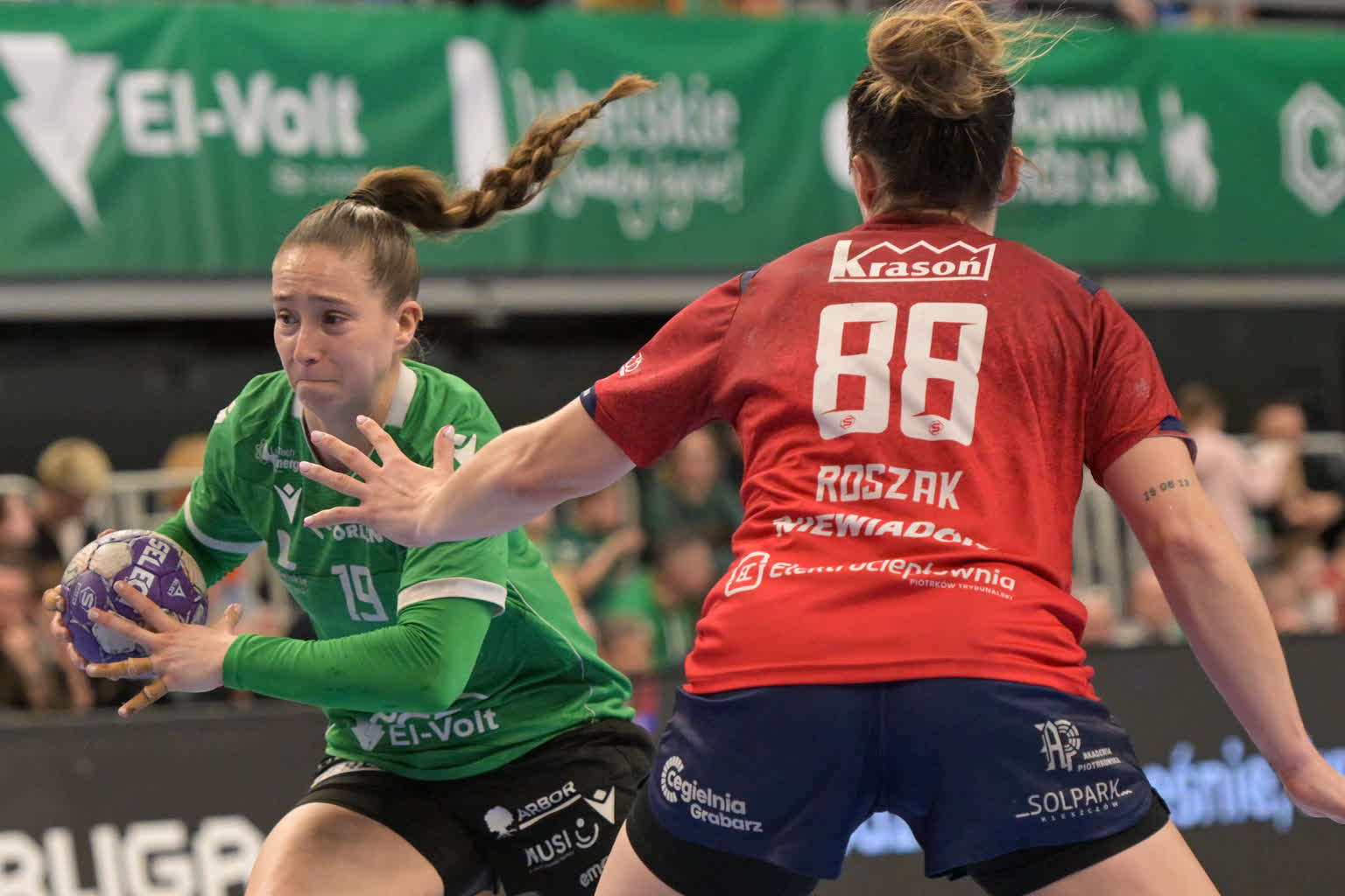 Lubelskie szczypiornistki nie do zatrzymania! 14. triumf po emocjonującym boju 2 LW1_5428.JPG