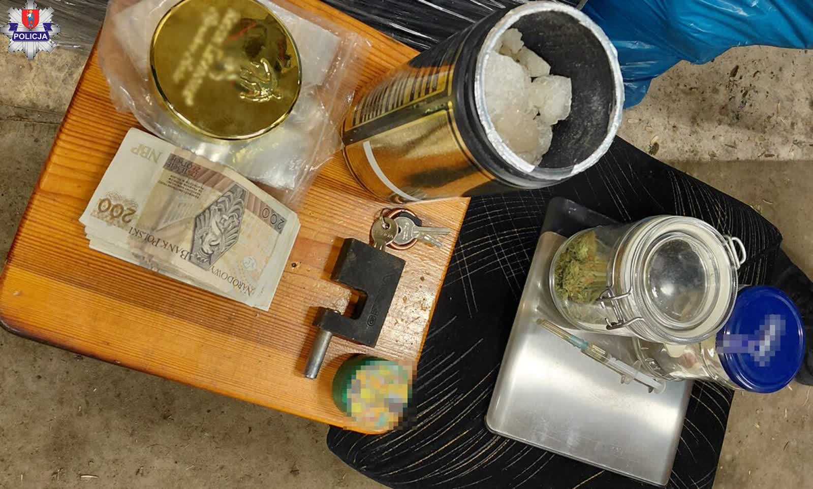 Zamojska policja zatrzymała 31-latka z dużą ilością narkotyków 2 361-286553.jpg