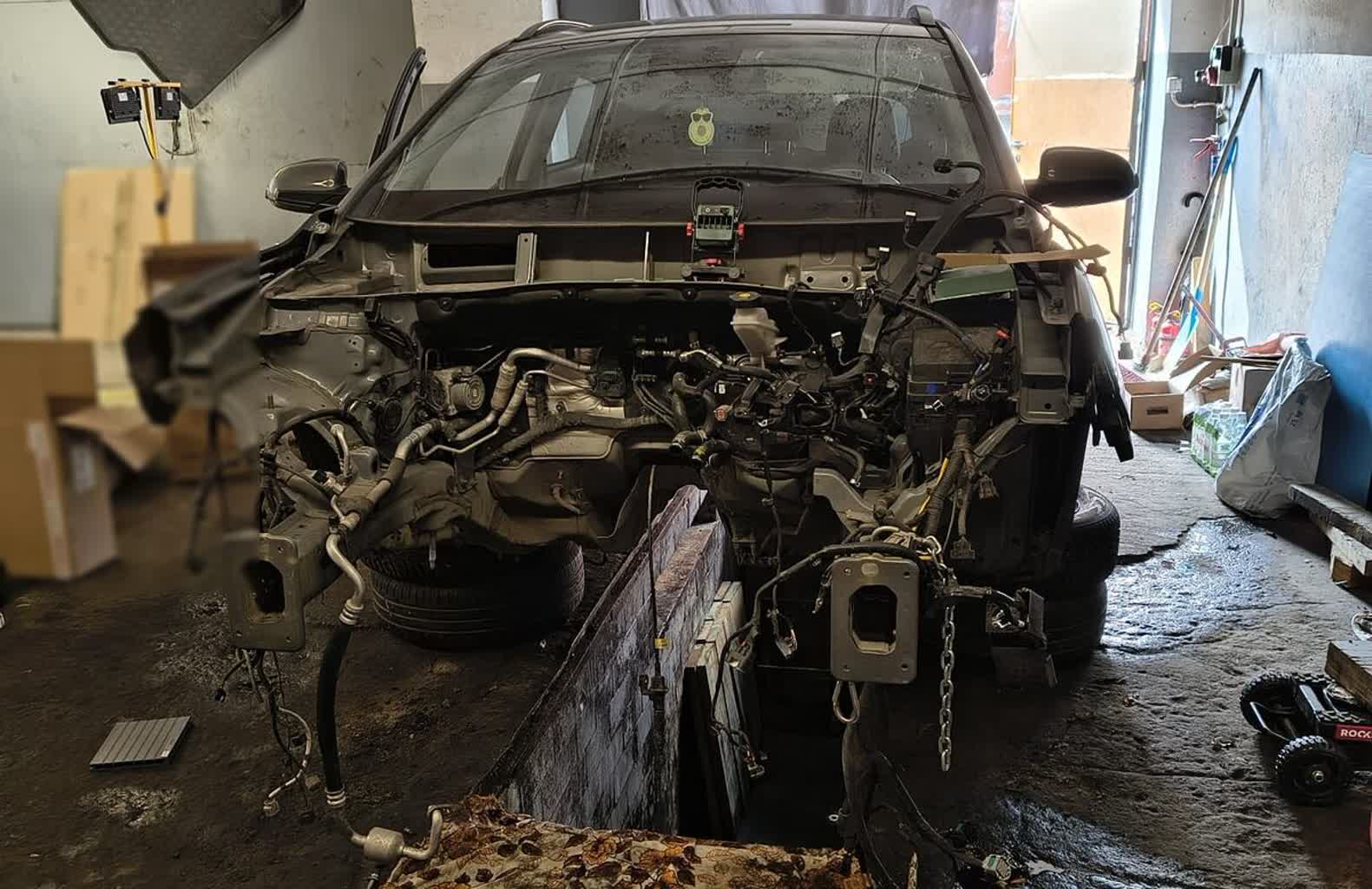 Powiat łęczyński: dziupla samochodowa zlikwidowana [ZDJĘCIA]