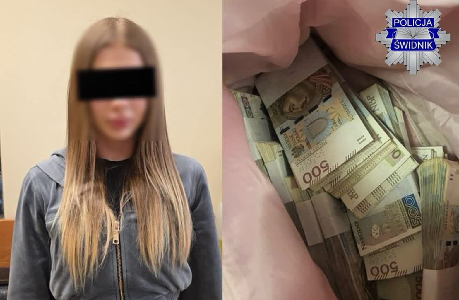 Milionowy łup przechwycony przez policję. Młoda Ukrainka w areszcie