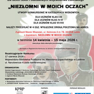 Plakat Niezlomni V edycja ostateczna wersja