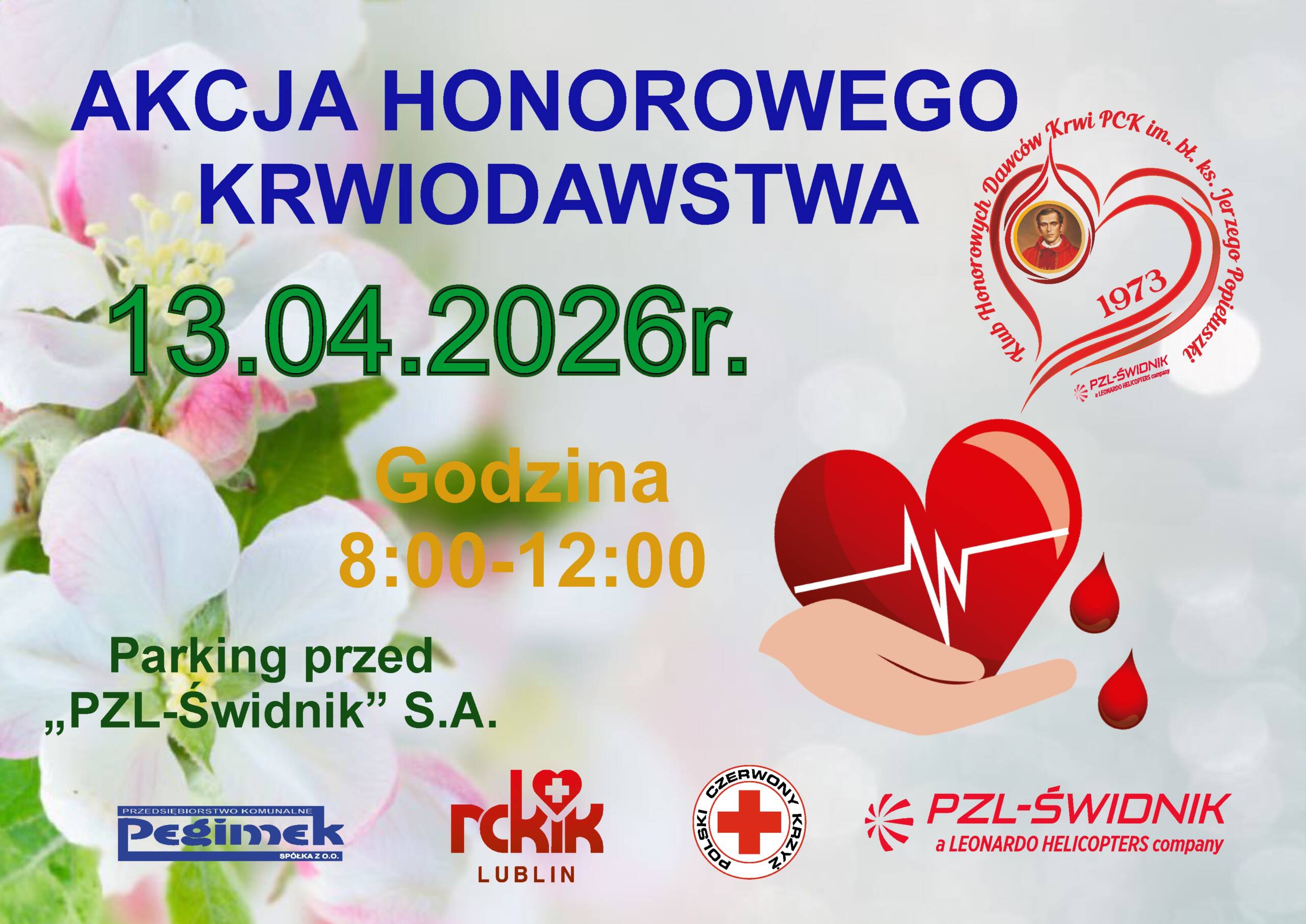 Akcja Krwiodawstwa PZL Świdnik 7 Plakat PZLakcja 13.04.26 scaled