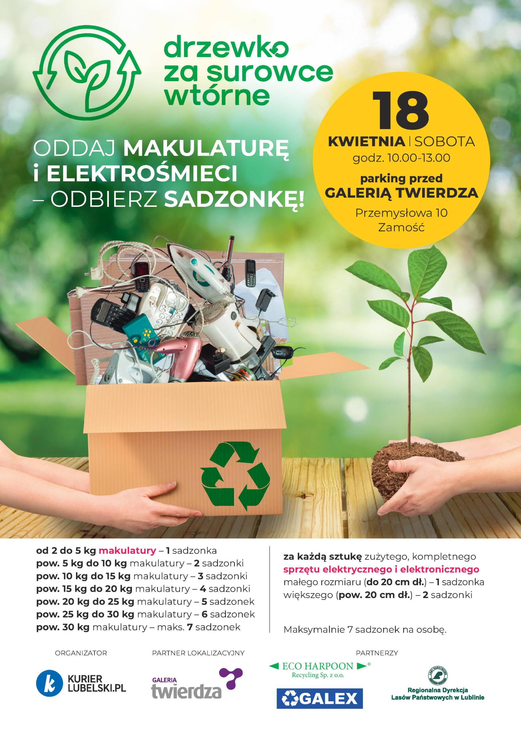 Drzewko za Surowce Wtórne - Zamość 7 Plakat Zamosc JPG scaled