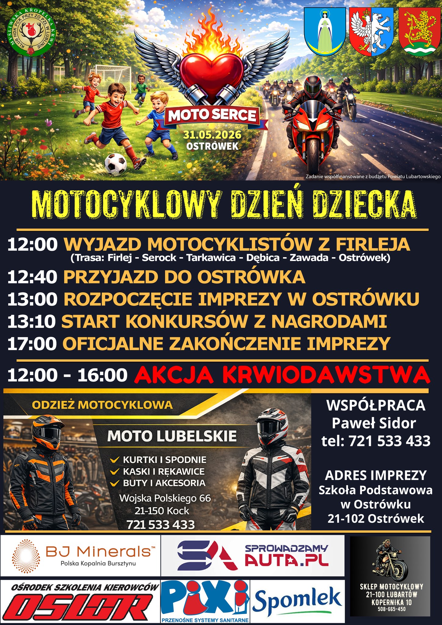 Motocyklowy Dzień Dziecka w Ostrówku 31 684826036 27070154255950290 3414038064662216891 n