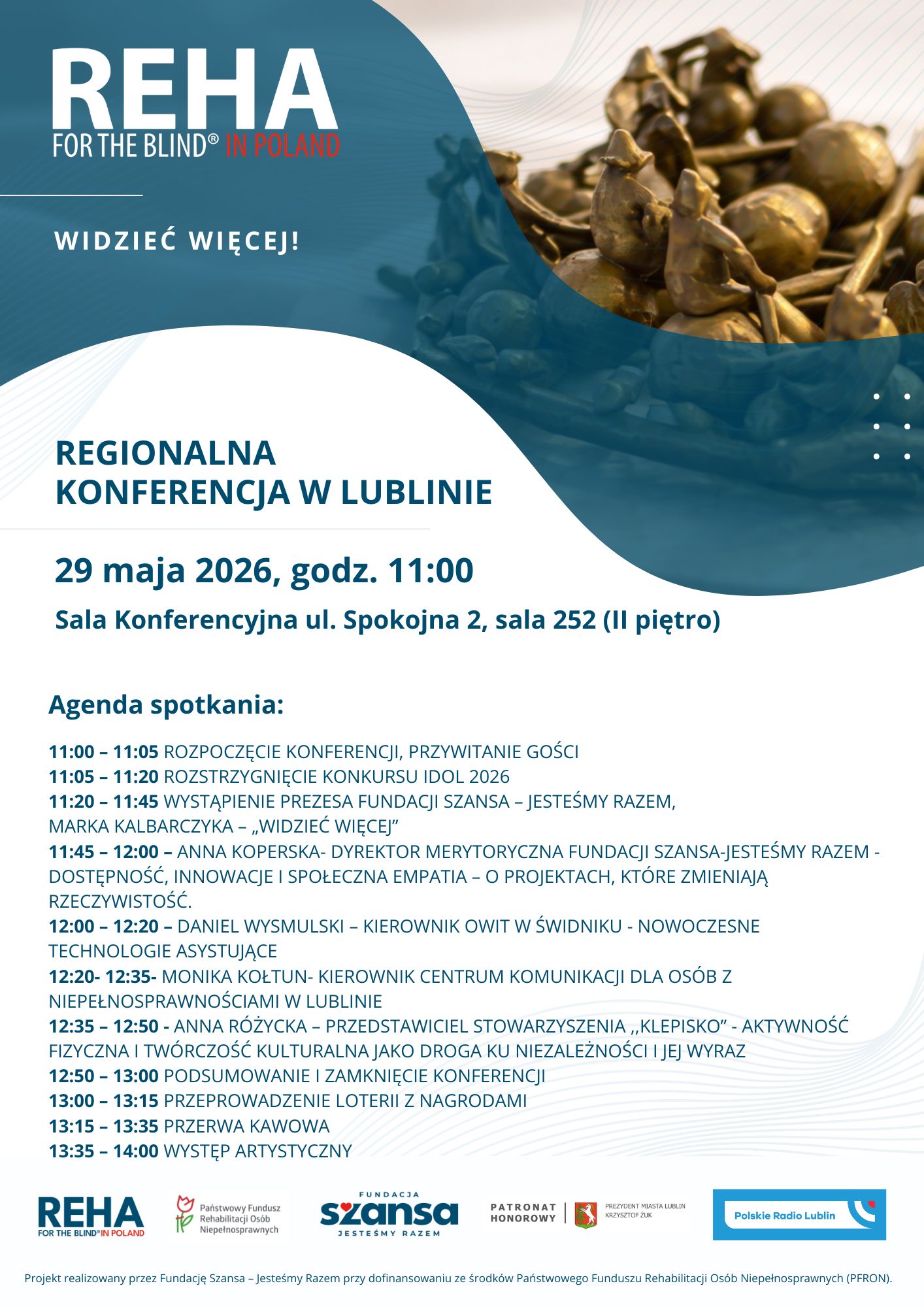 REHA For The Blind in Poland 2026 7 AGENDA regionalna REHA 2026