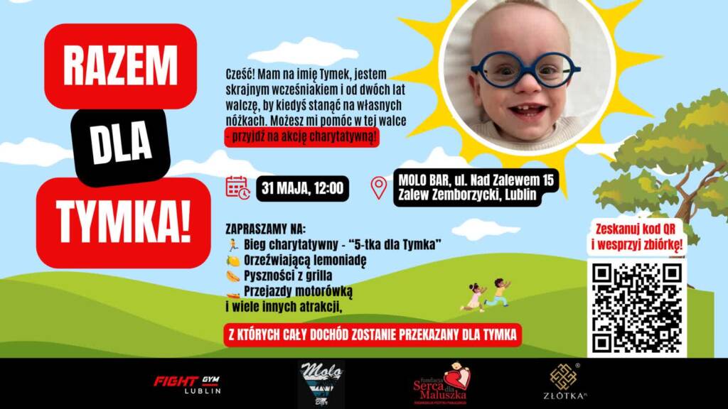 Pomoc dla małego Tymka. Dziś bieg charytatywny w Lublinie 1 EAttachments95499634880d702784d3106e531e2f5a5240137 xl