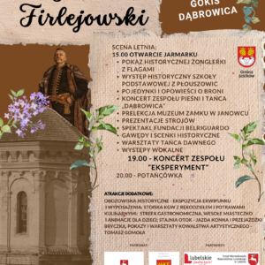 Jarmark Firlejowski 2026 506 JARMARK FIRLEJOWSKI plakat okkk