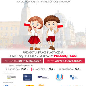 Plakat NaszaFlaga 2026 z logotypami 11 5 26