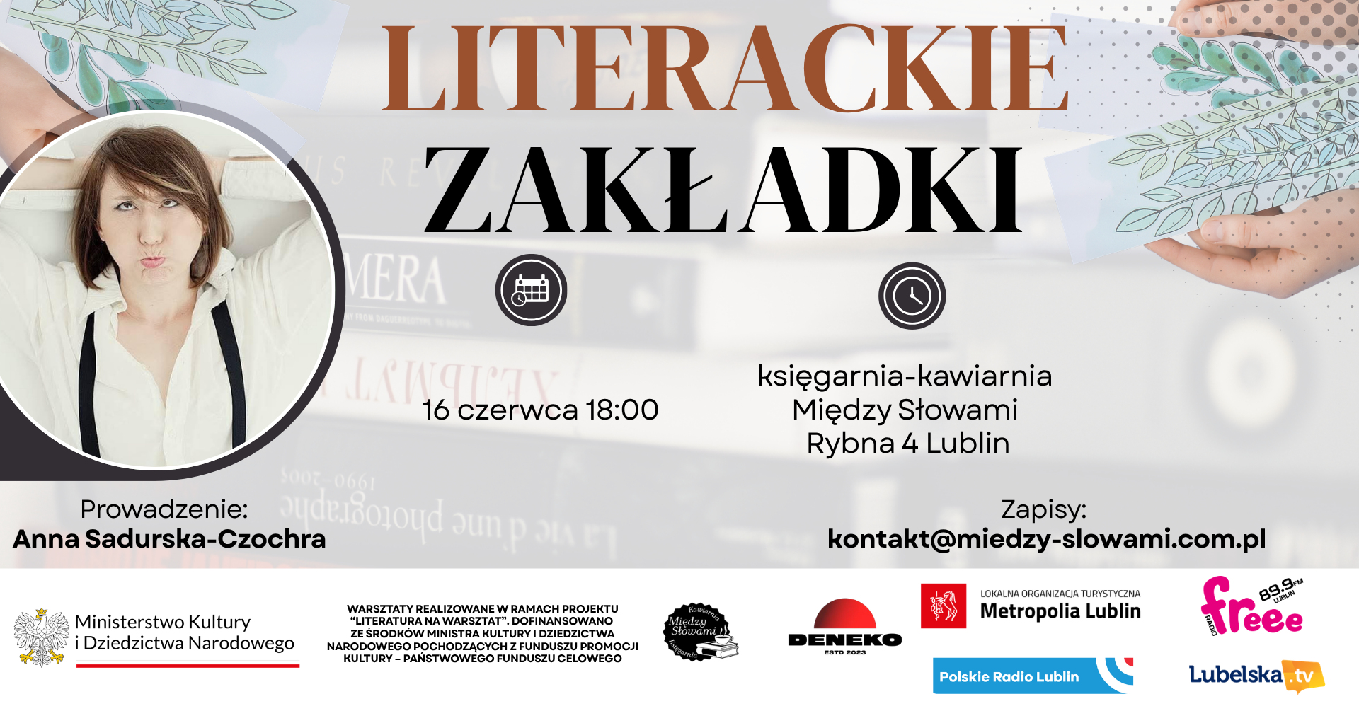 literackie zakladki zdjecie w tle