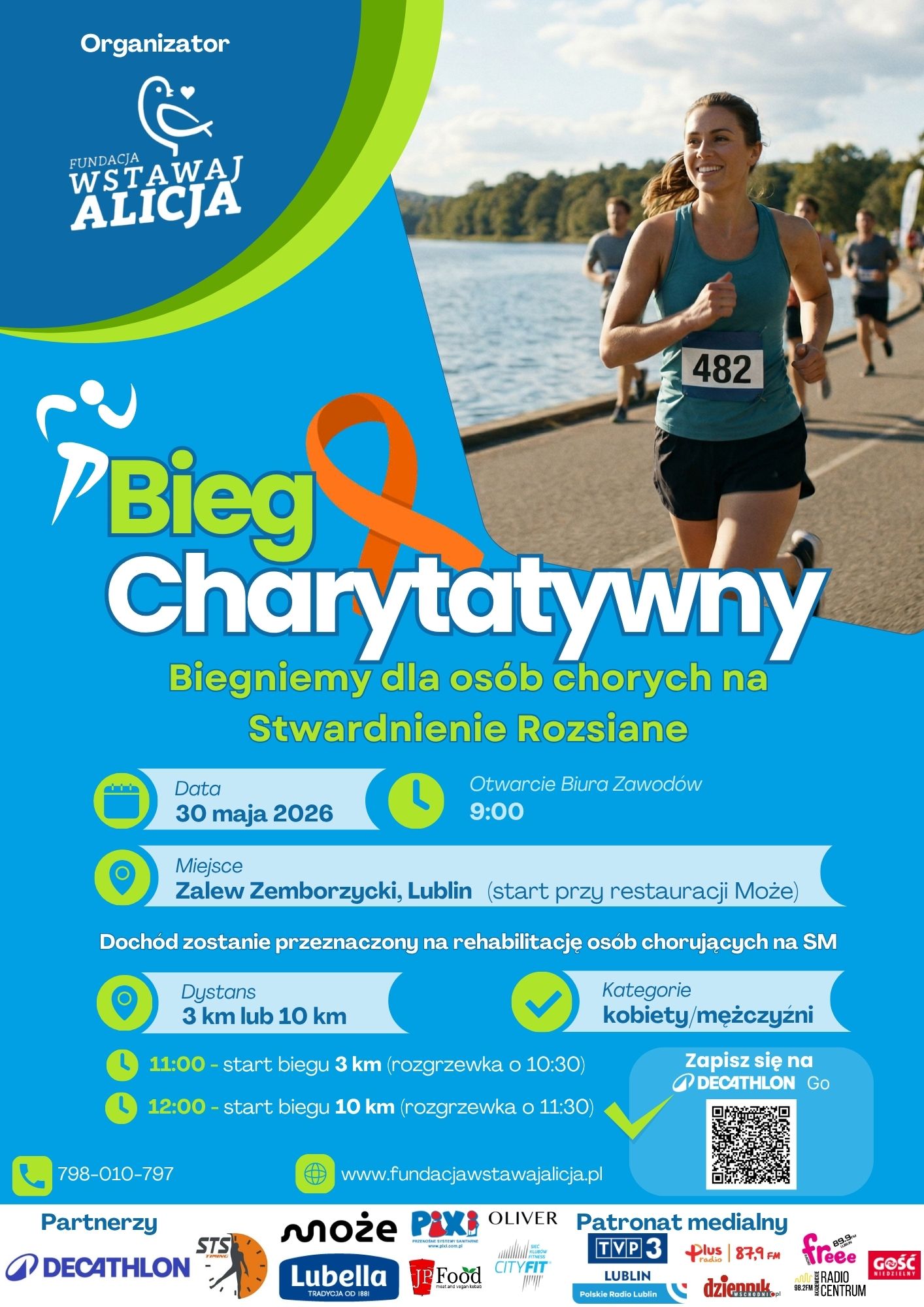 plakat bieg