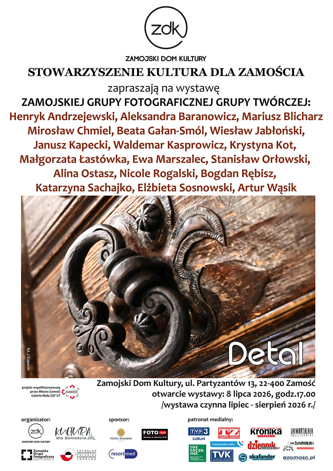 „DETAL” - wystawa zbiorowa ZGF GT 7 DETAL zm