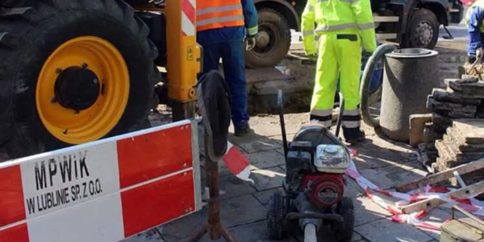 Lublin: remontują istotną magistralę wodociągową